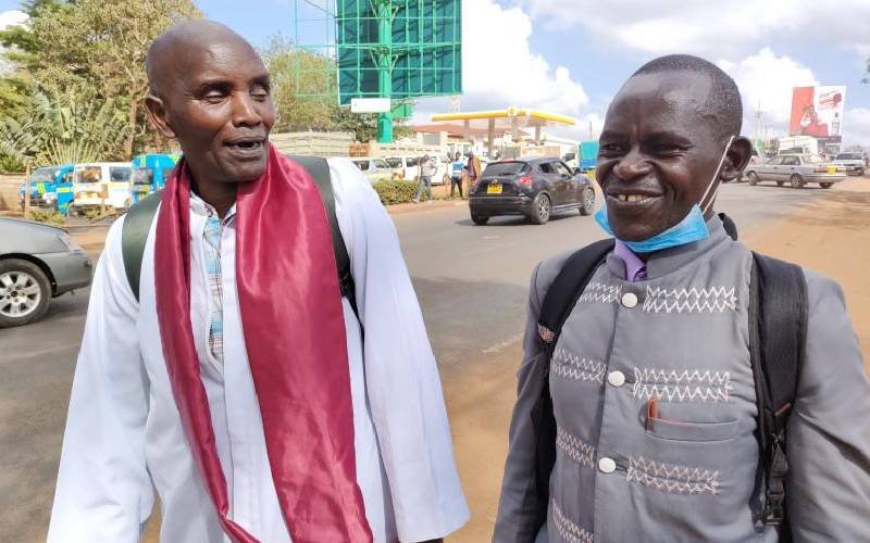 Meru Bishop On 300kms Walk To Deliver Prophesy To DP Ruto