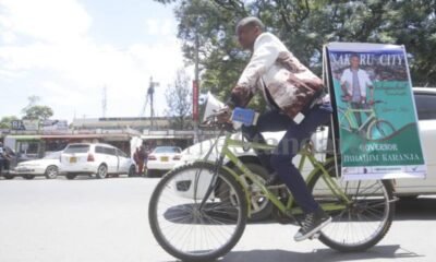 VIDEO: Teacher Hits Campaign Trail On His Bicycle, Wants Nakuru Governorship